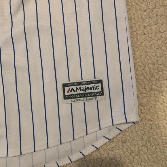 Chicago Cubs Javier Baez pinstripe jersey size M - Picture 5 of 5